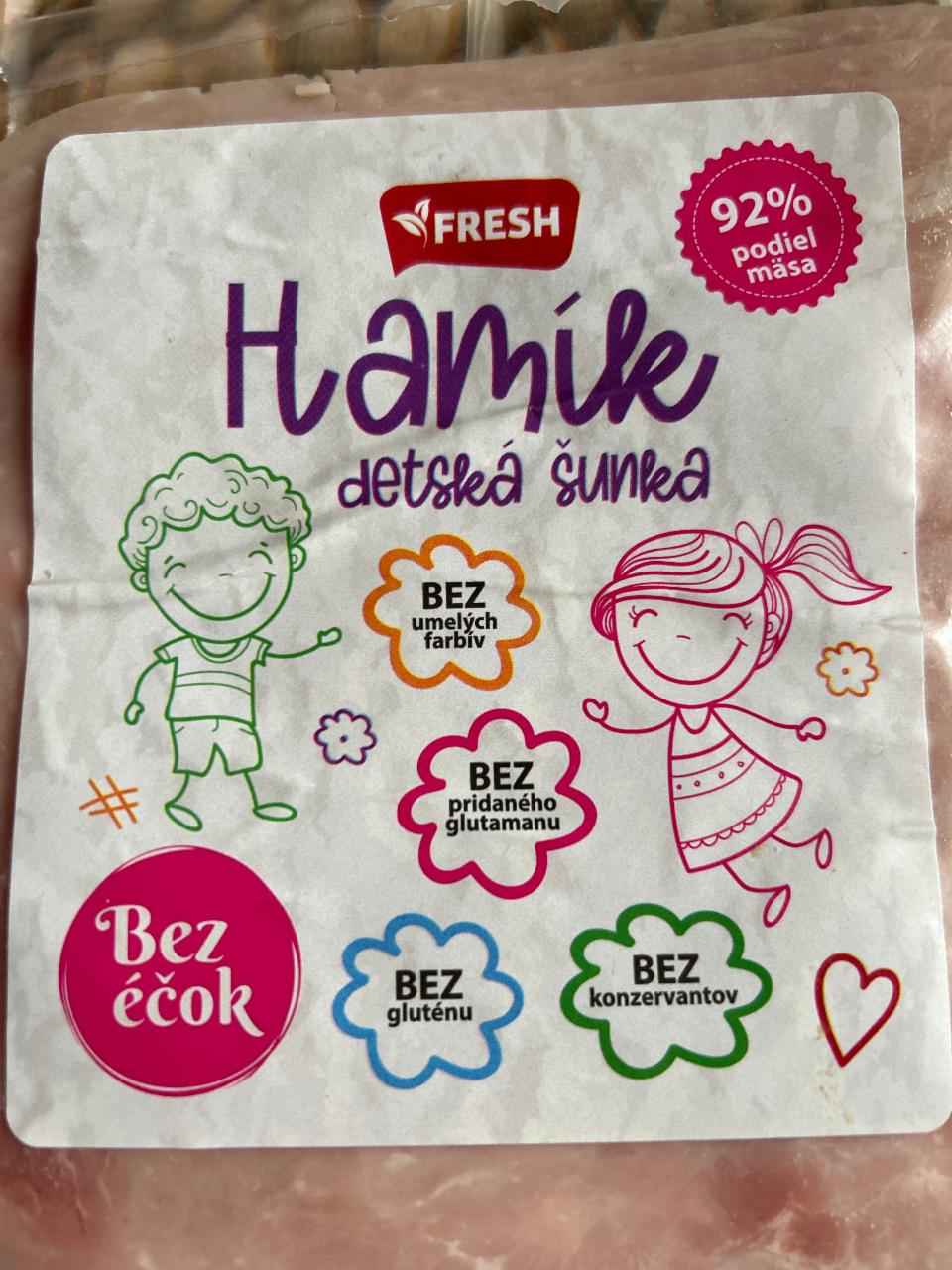 Fotografie - Hamík detská šunka Fresh