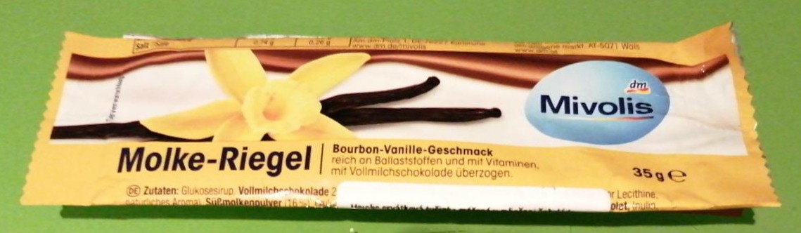 Fotografie - dm mivolis molke-riegel Bourbon Vanilla