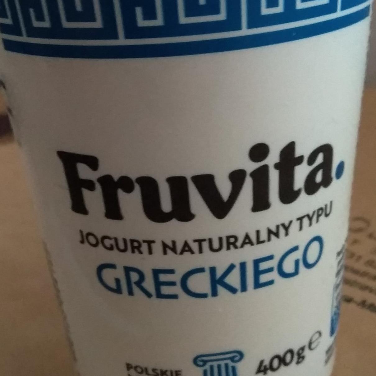 Fotografie - Jogurt naturalny typu greckiego FruVita