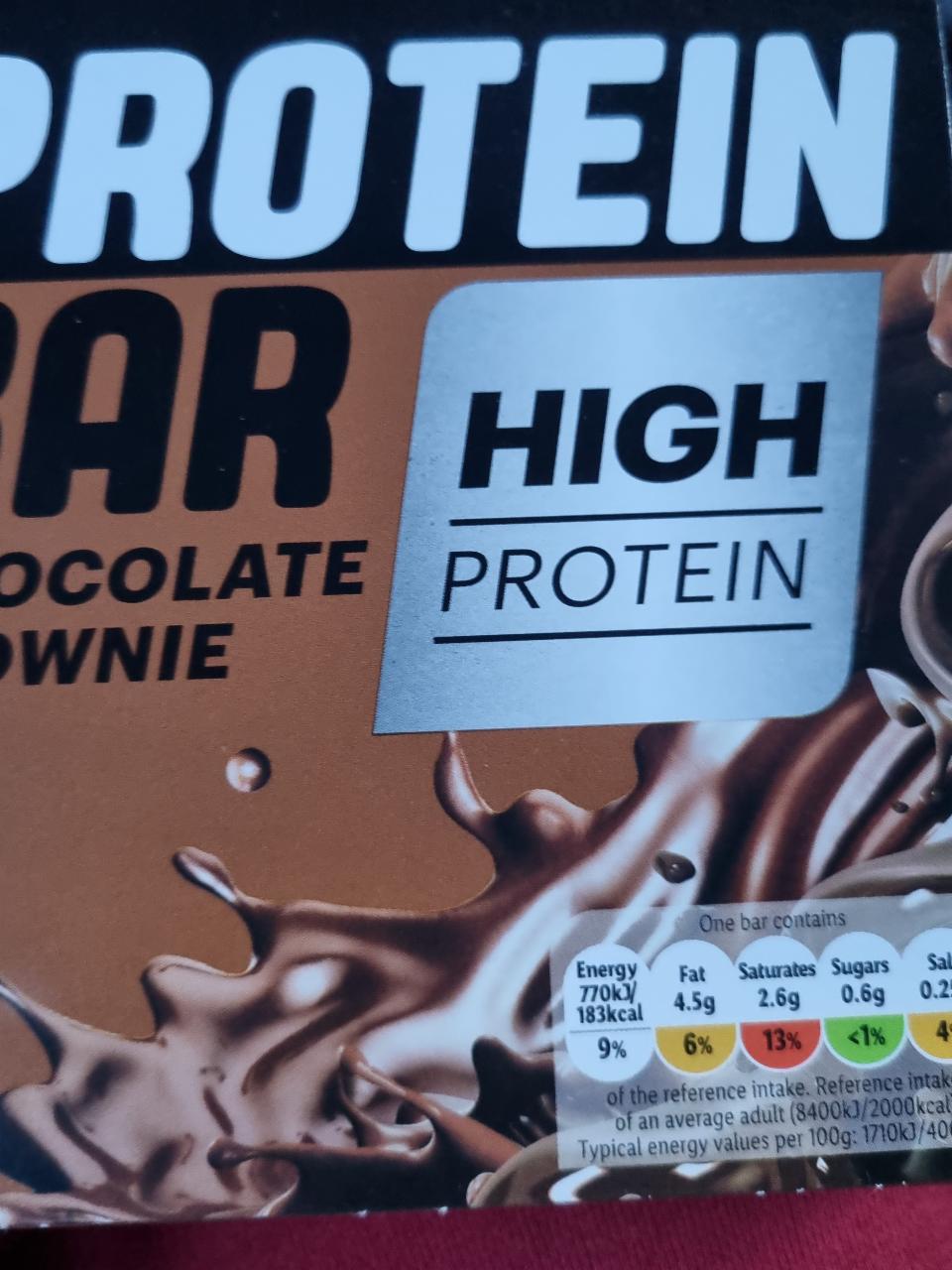 Fotografie - protein bar chocolate brownie