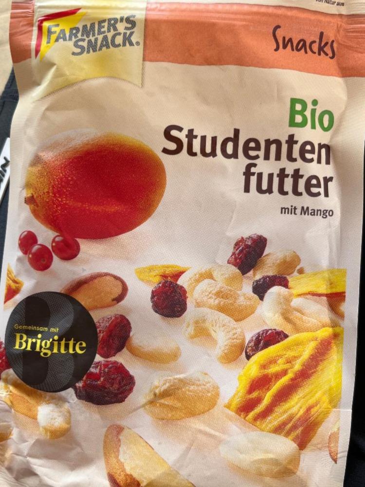 Fotografie - Bio Studenten futter mit Mango Farmer's snack