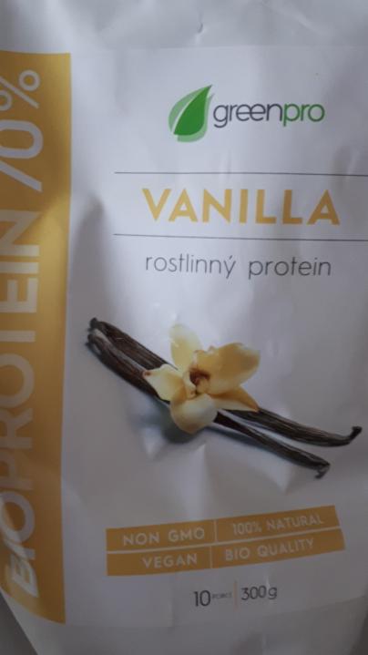 Fotografie - BioProtein 70% rostlinný protein Vanilla GreenPro