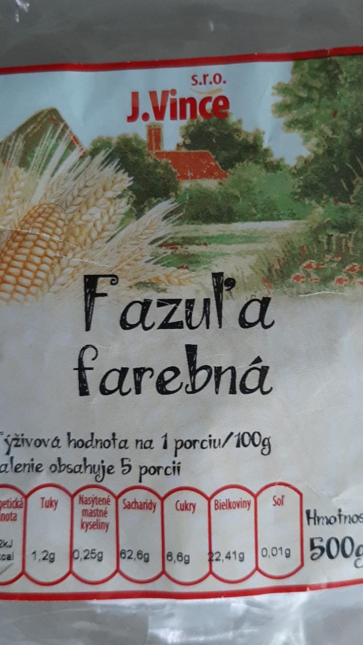 Fotografie - Fazuľa farebná J.Vince