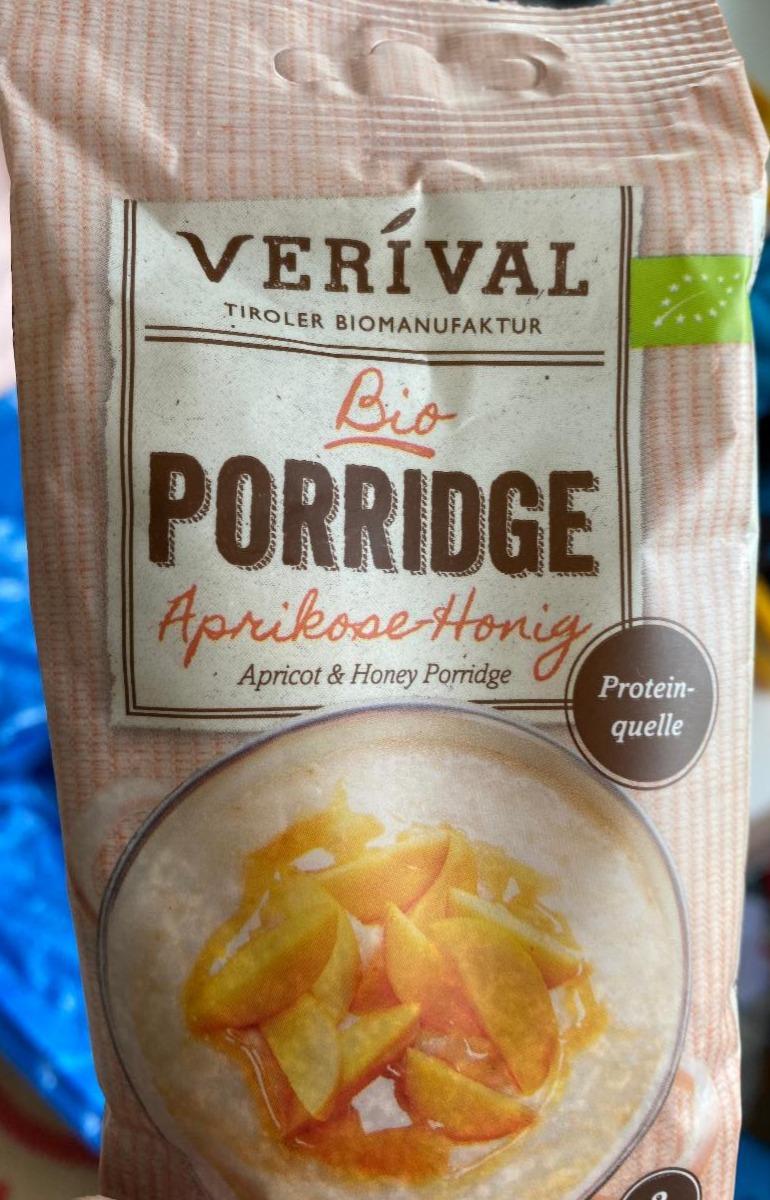 Fotografie - Bio Porridge Apricot & Honey Verival