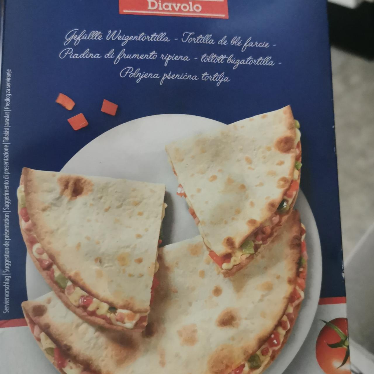 Fotografie - Gefullte Weiuentortilla Diabolo Piadina