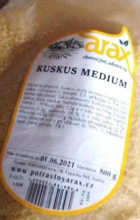 Fotografie - kuskus médium Arax surový