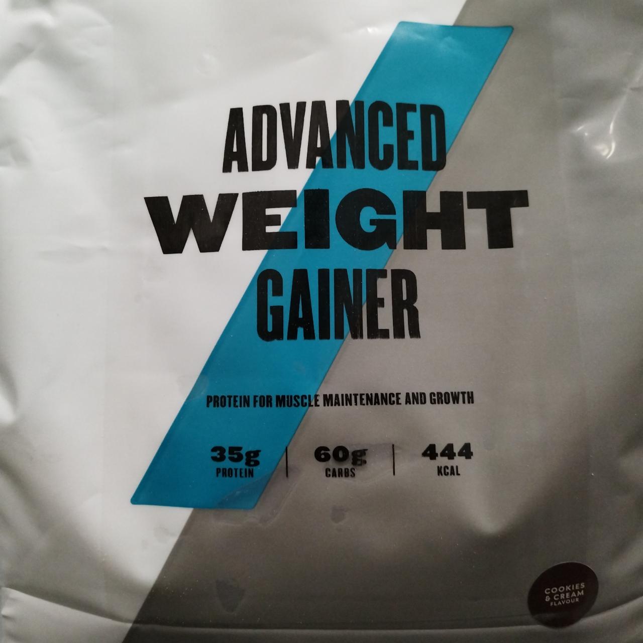 Fotografie - Advanced weight gainer Cookies & cream MyProtein