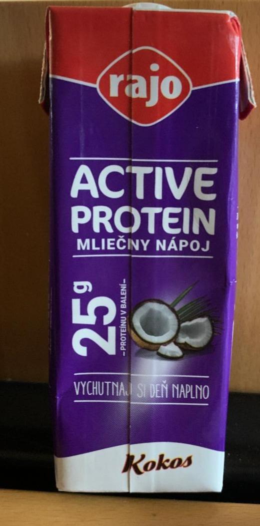 Fotografie - Active protein mliečny nápoj Kokos Rajo