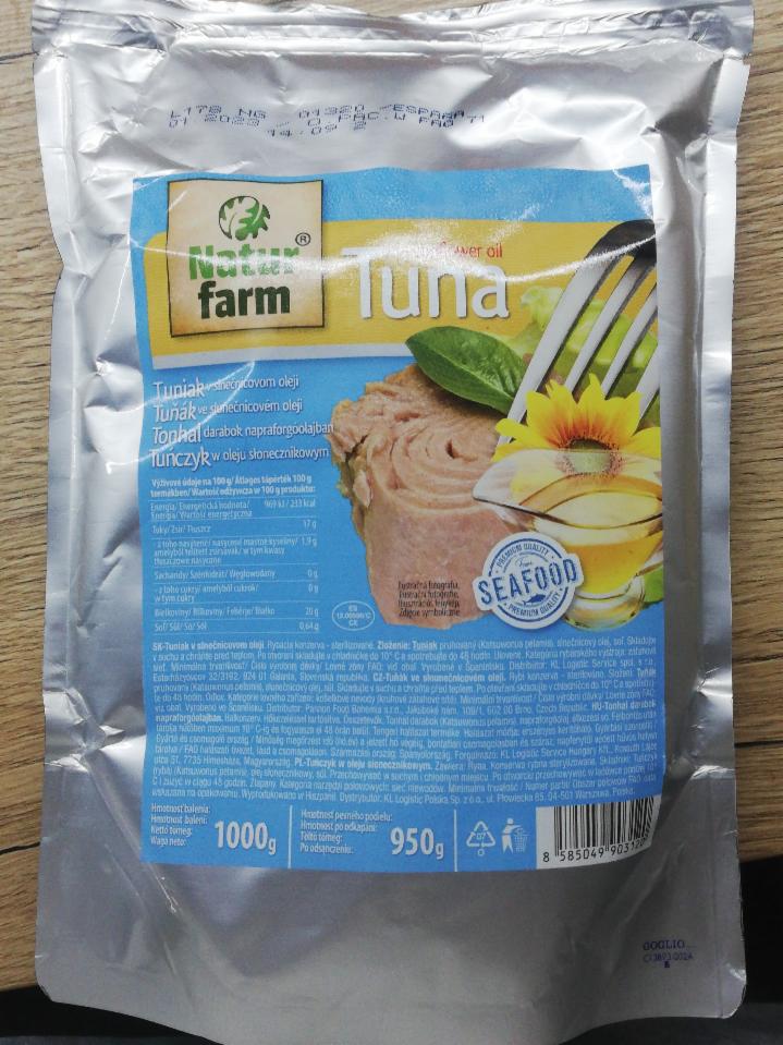 Fotografie - Natur Farm tuna in sunflower oil