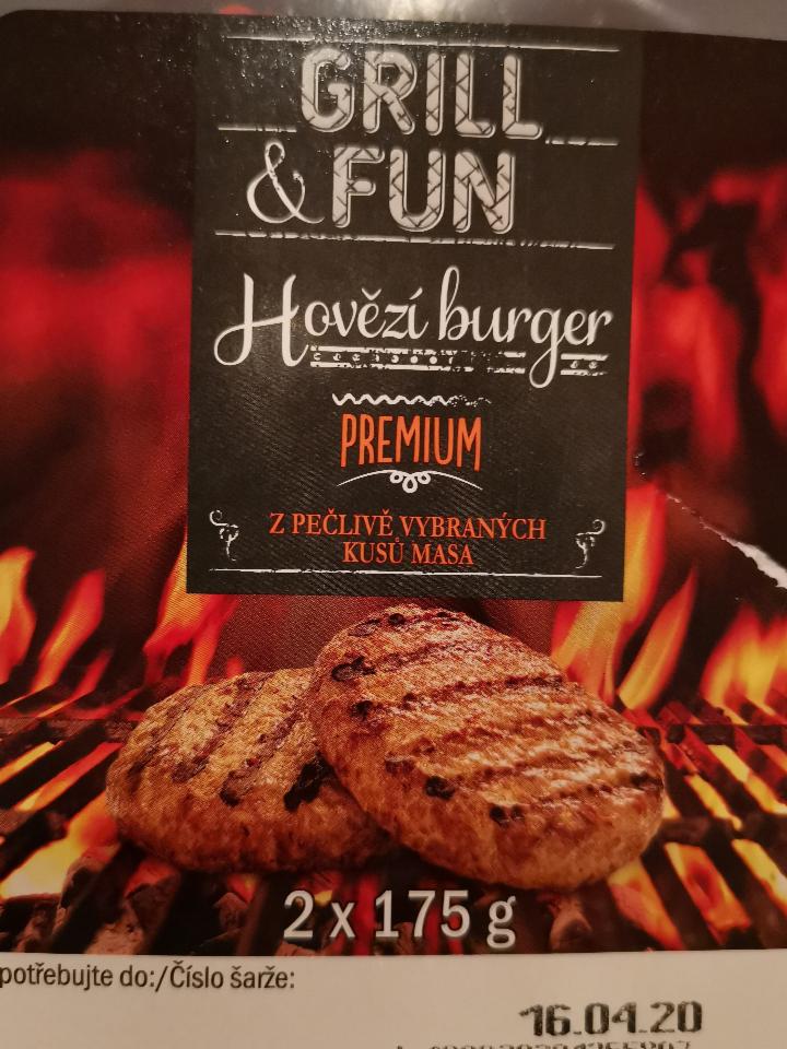 Fotografie - Hovädzí burger prémium Grill and fun