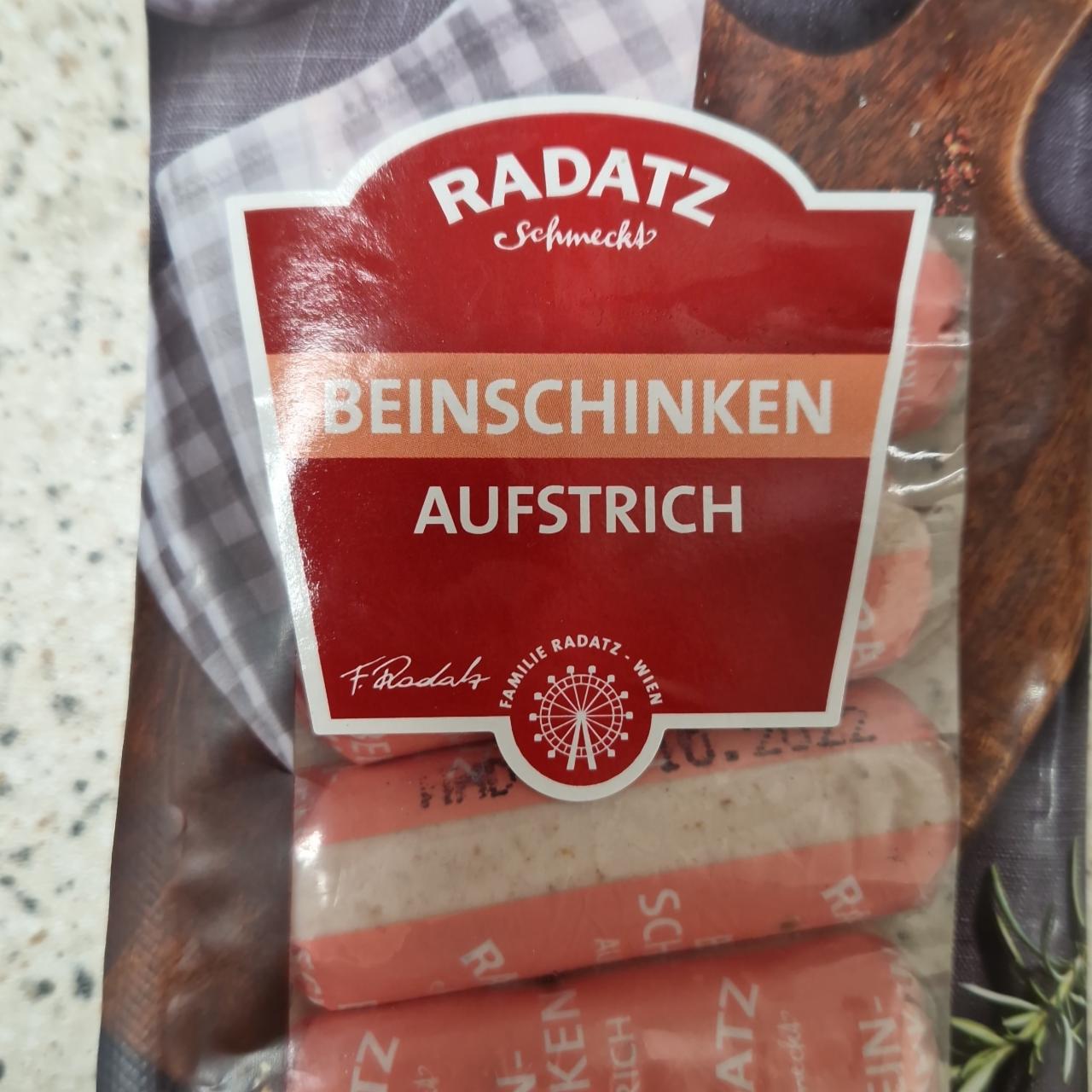 Fotografie - Beinschinken Aufstrich Radatz Schmeckt