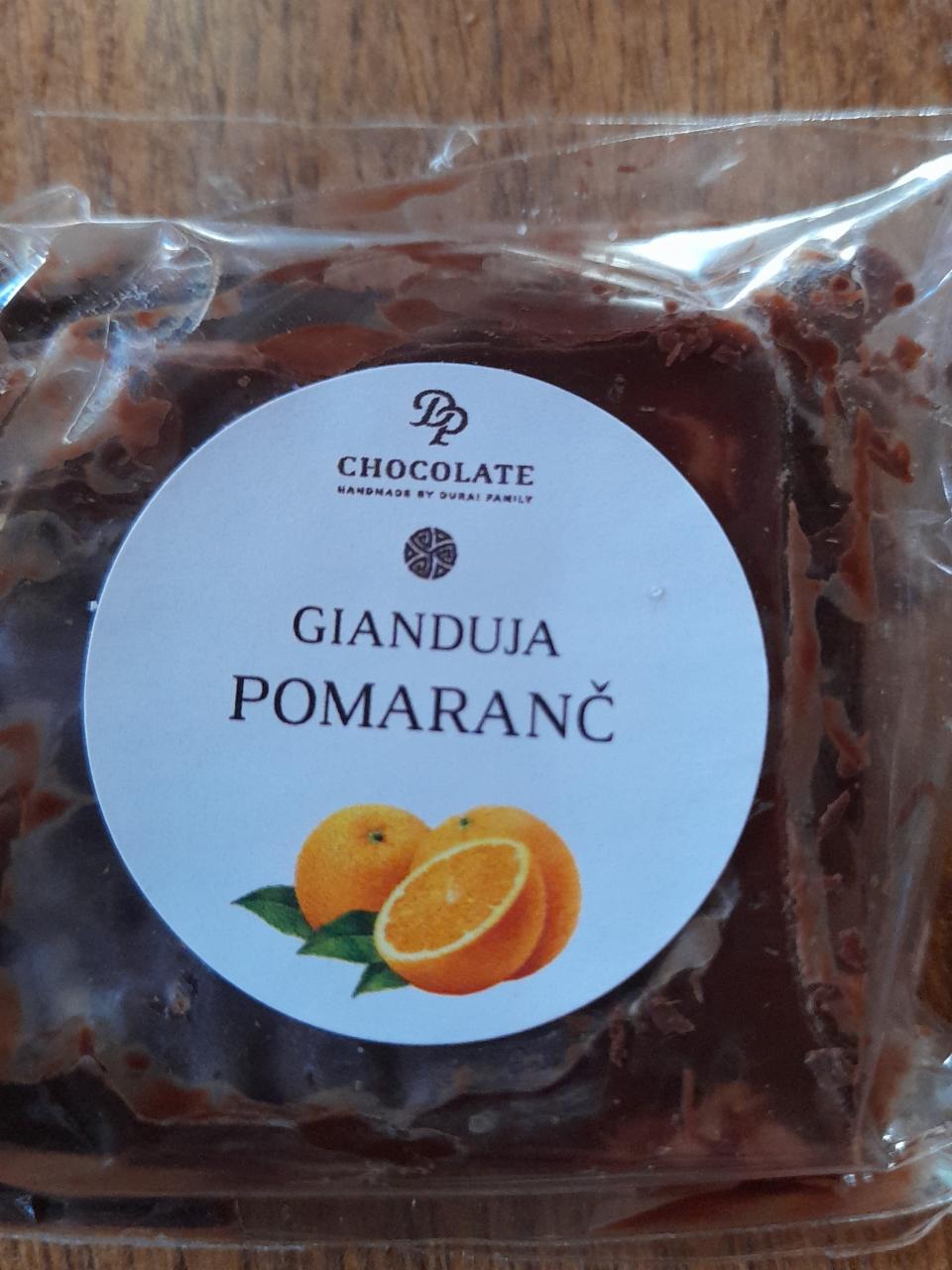 Fotografie - gianduja pomaranc DP chocolate