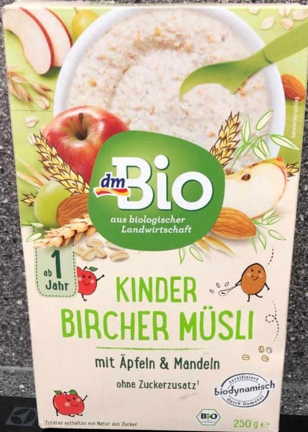 Fotografie - Kinder Bircher Müsli mit Äpfeln & Mandeln dmBio