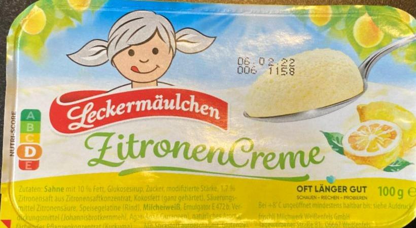 Fotografie - Citrónová pěna Leckermäulchen