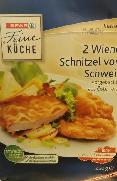 Fotografie - 2 wiener schnitzel vom schwein Spar