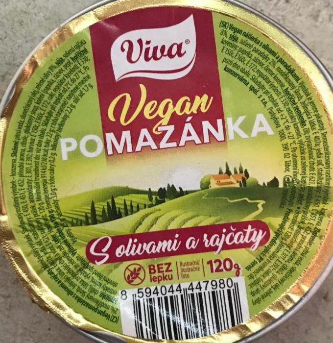 Fotografie - Vegan pomazánka s olivami a rajčaty Viva