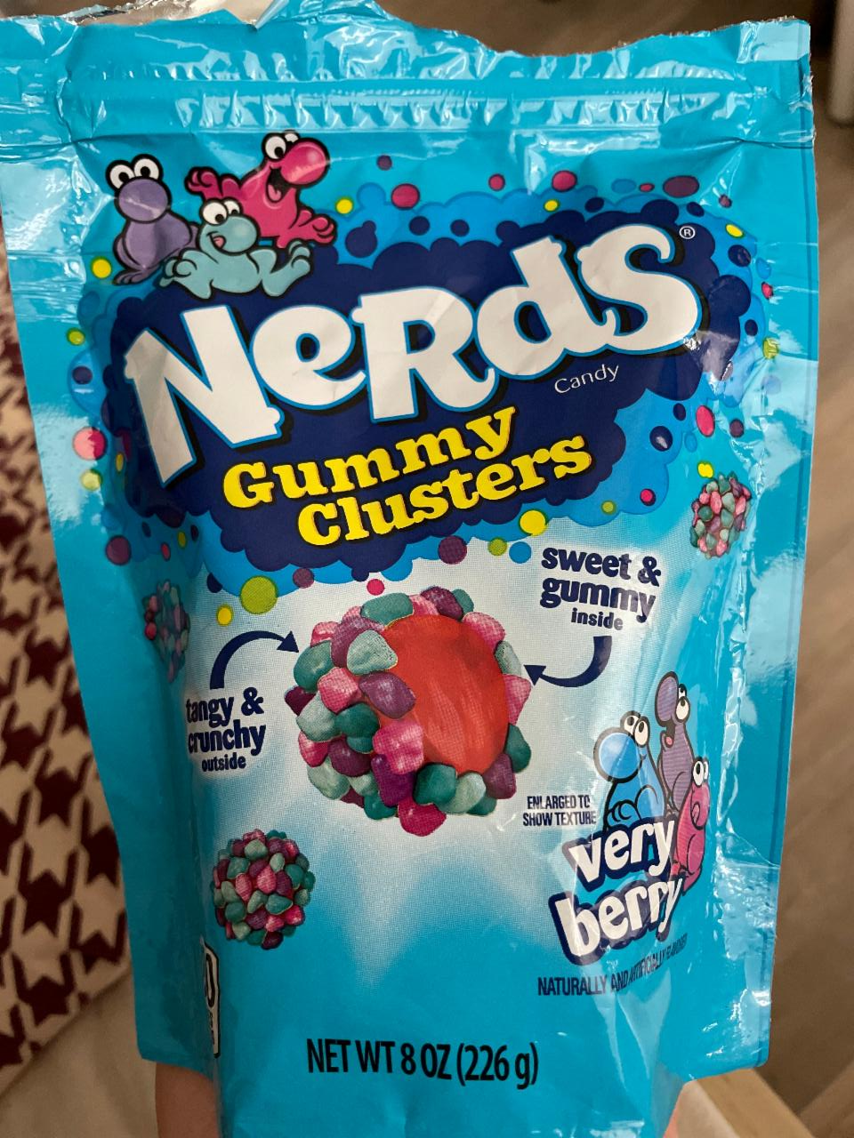 Fotografie - Gummy Clusters very berry Nerds