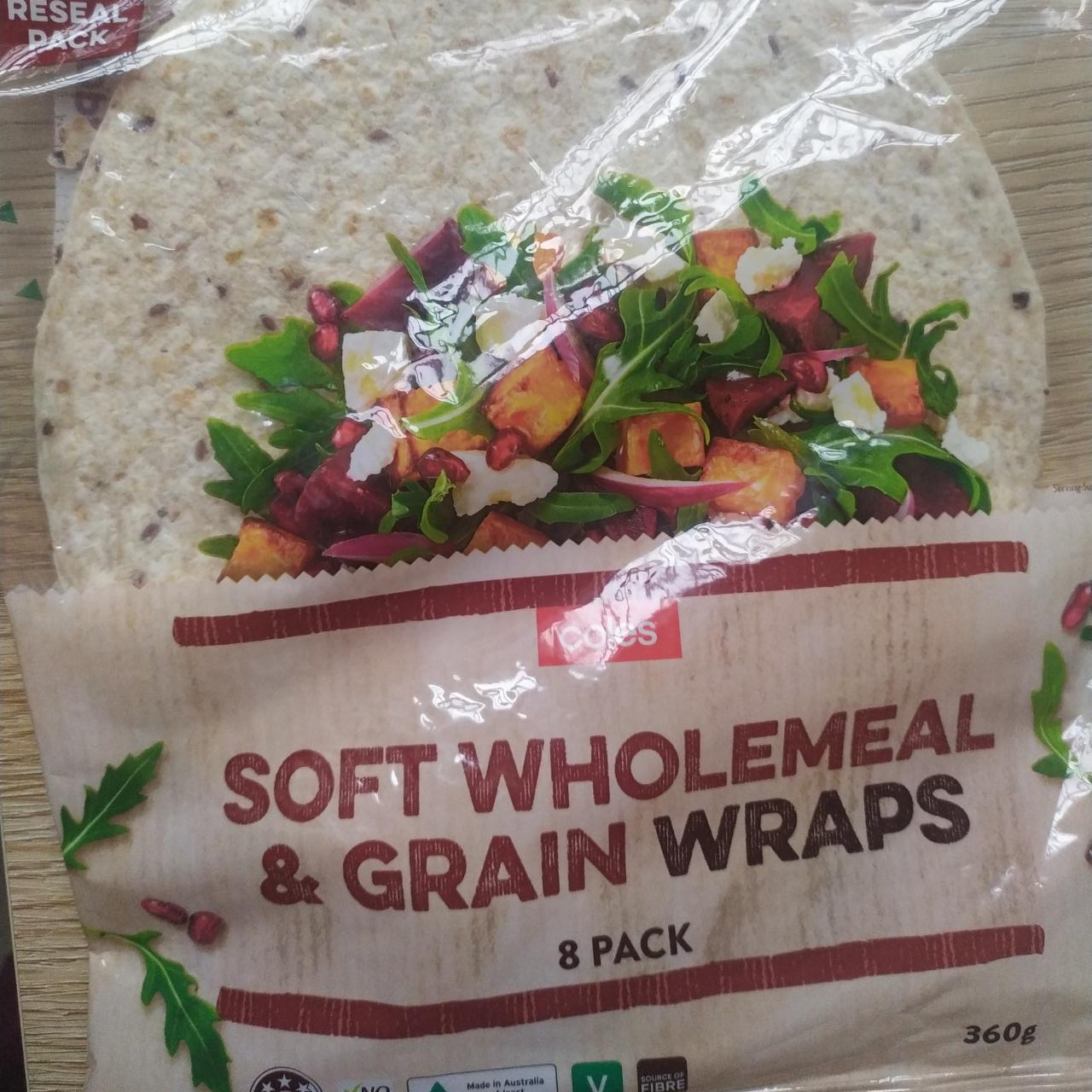 Fotografie - Soft wholemeal & grain wraps Coles