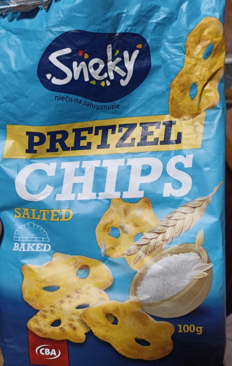 Fotografie - Pretzel chips salted sneky