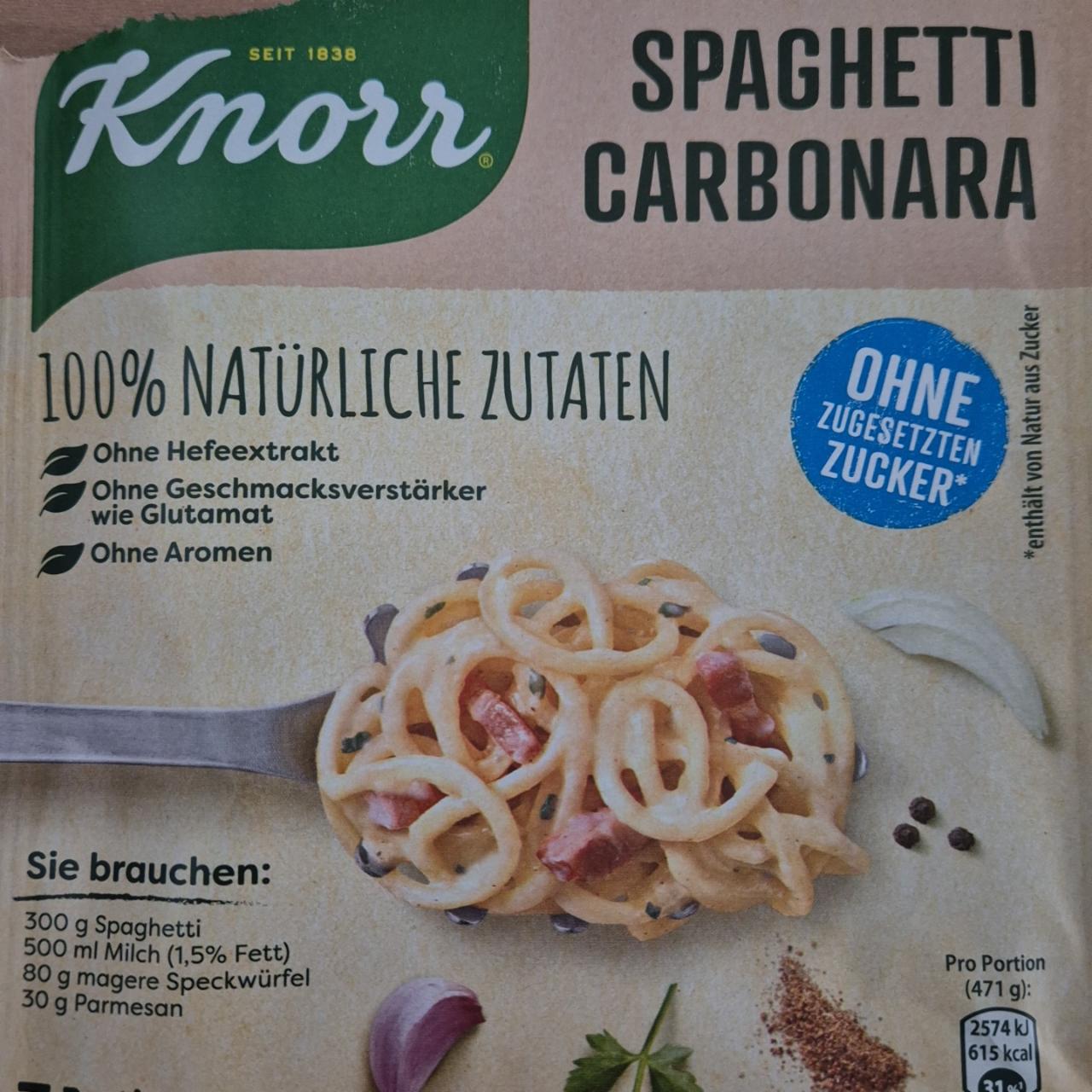 Fotografie - Spaghetti Carbonara Knorr