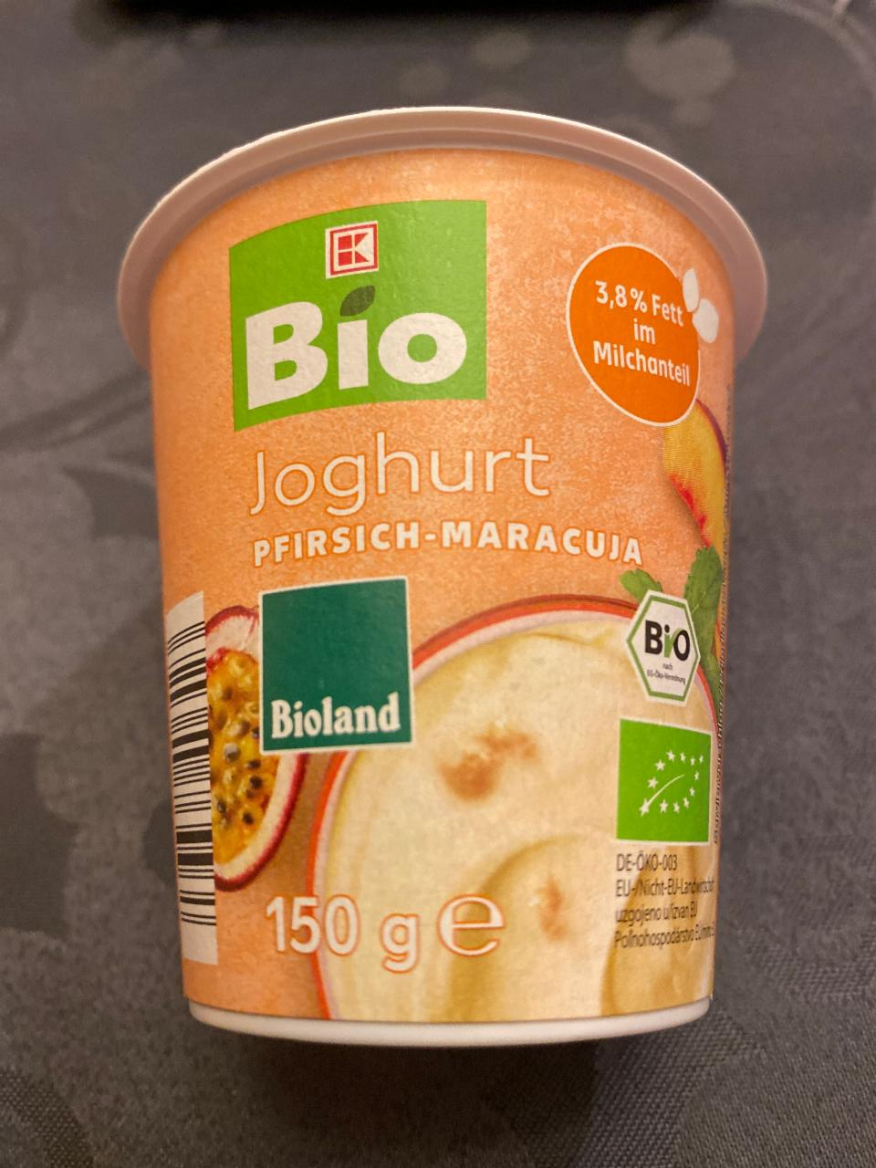 Fotografie - Joghurt Pfirsich-Maracuja K-Bio