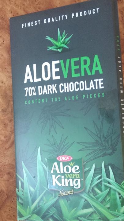 Fotografie - ALOEVERA 70% Dark Chocolate