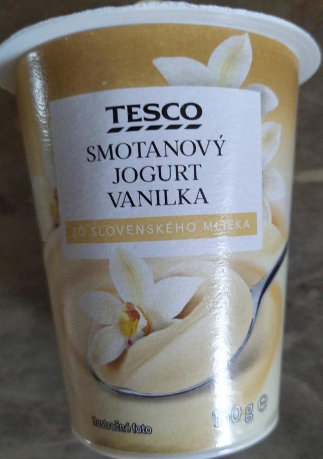 Fotografie - Smotanový Jogurt Vanilka Tesco