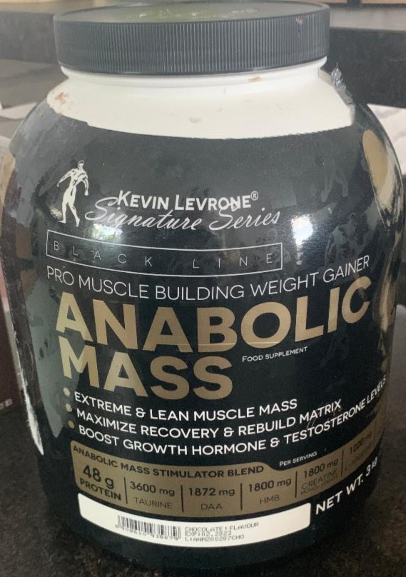 Fotografie - Anabolic Mass Black Line Protein Chocolate Kevin Levrone