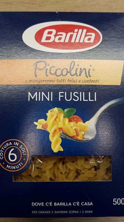 Fotografie - Barilla Piccolini Mini Fusilli