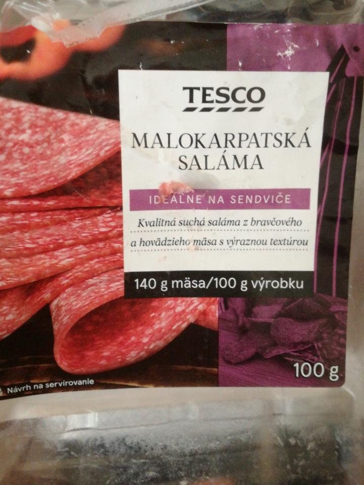 Fotografie - malokarpatská saláma tesco