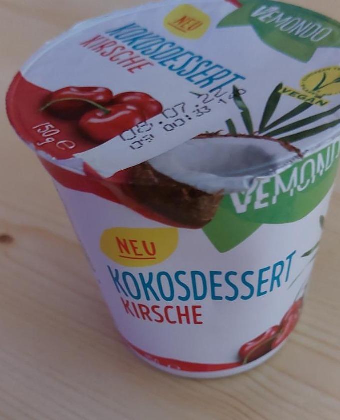 Fotografie - Kokosdessert Kirsche Vemondo