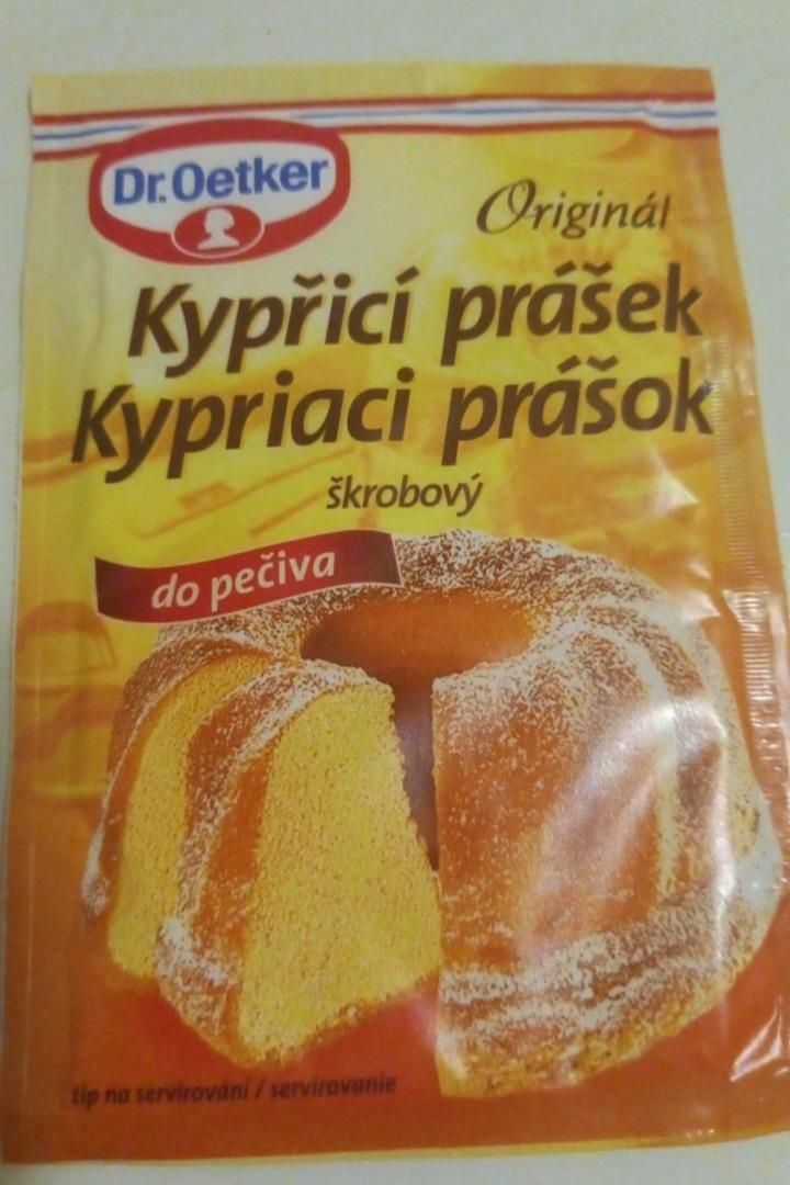 Fotografie - kypriaci prášok Dr.Oetker