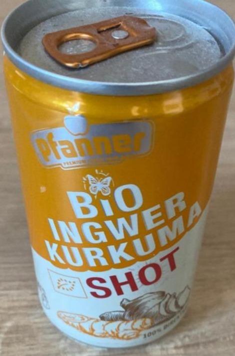 Fotografie - Bio ingwer kurkuma shot Pfanner