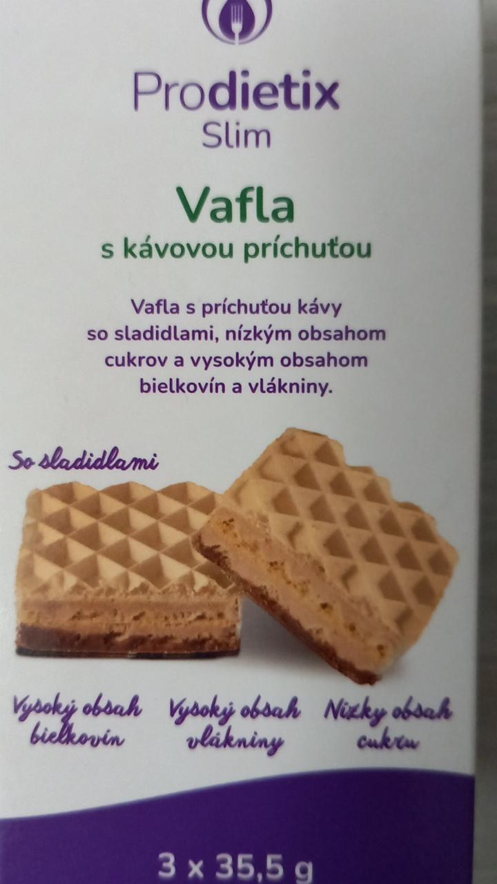 Fotografie - Vafla s kávovou príchuťou Prodietix Slim