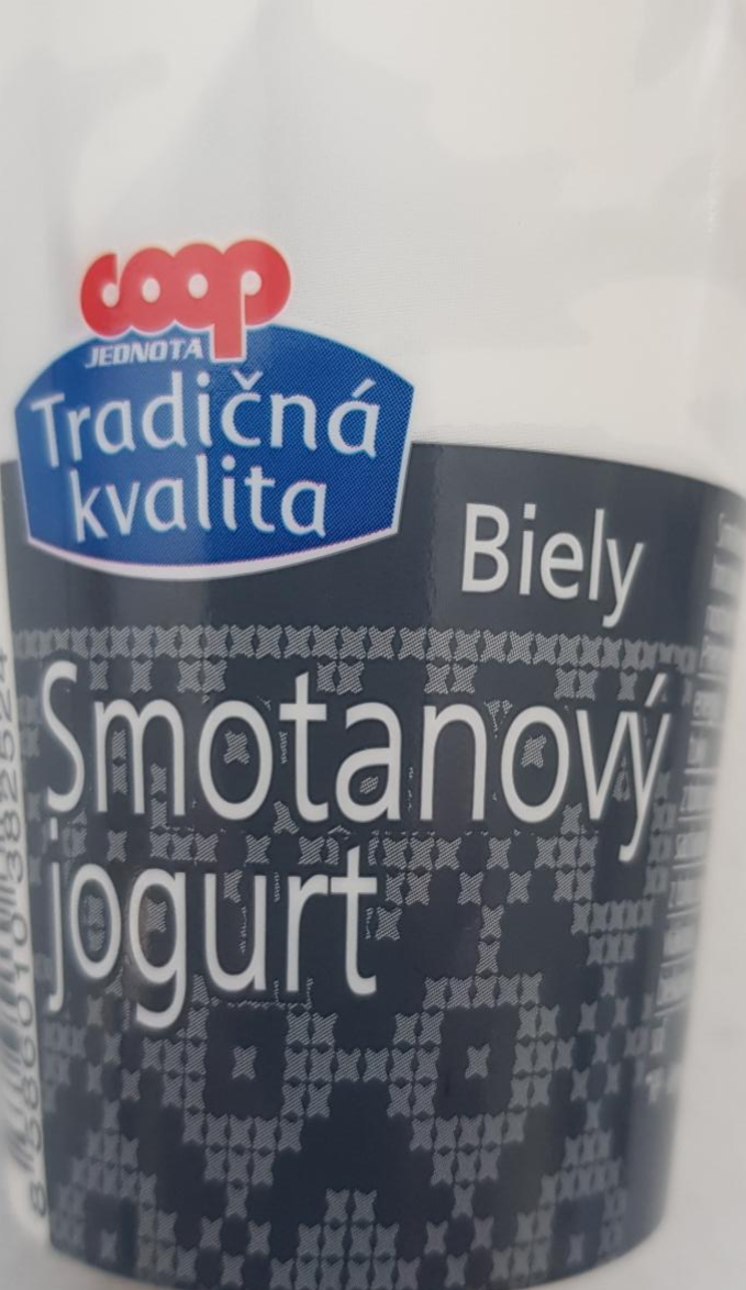 Fotografie - Smotanový jogurt biely Coop Tradičná kvalita