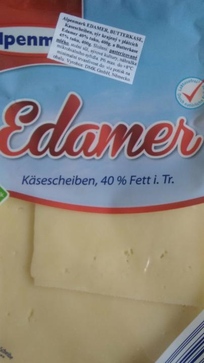 Fotografie - Edamer 40% Fett i. Tr. Alpenmark