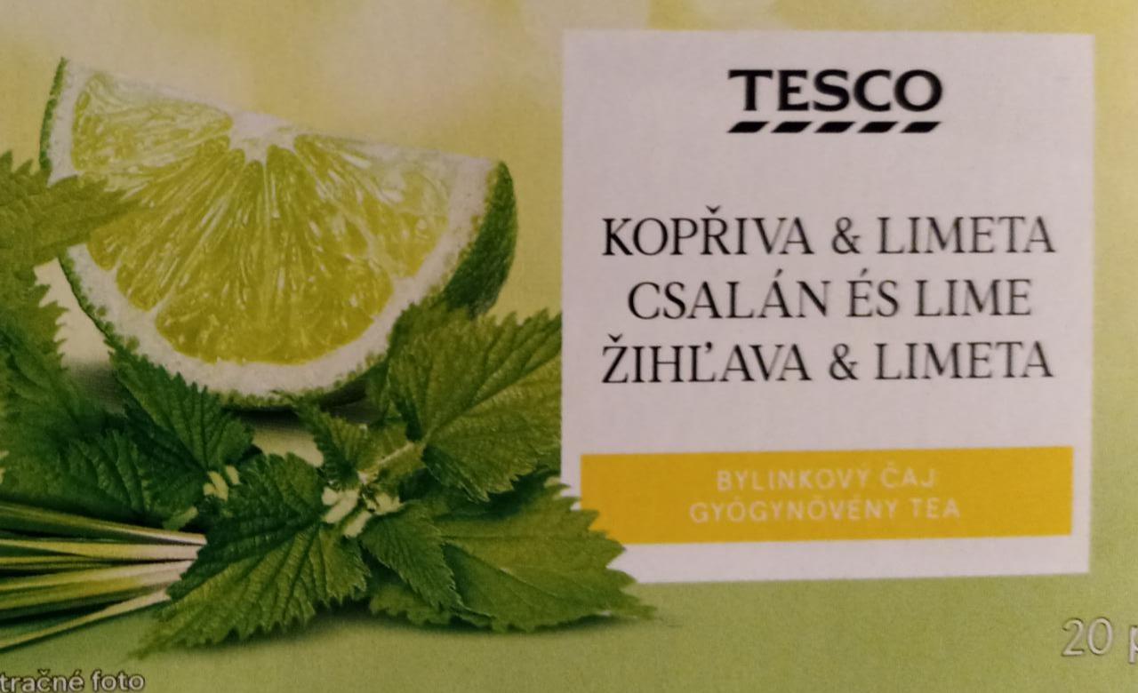 Fotografie - Žihľava & Limeta bylinkový čaj Tesco