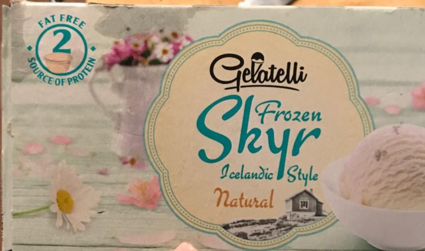 Fotografie - Skyr frozen natural gelatelli