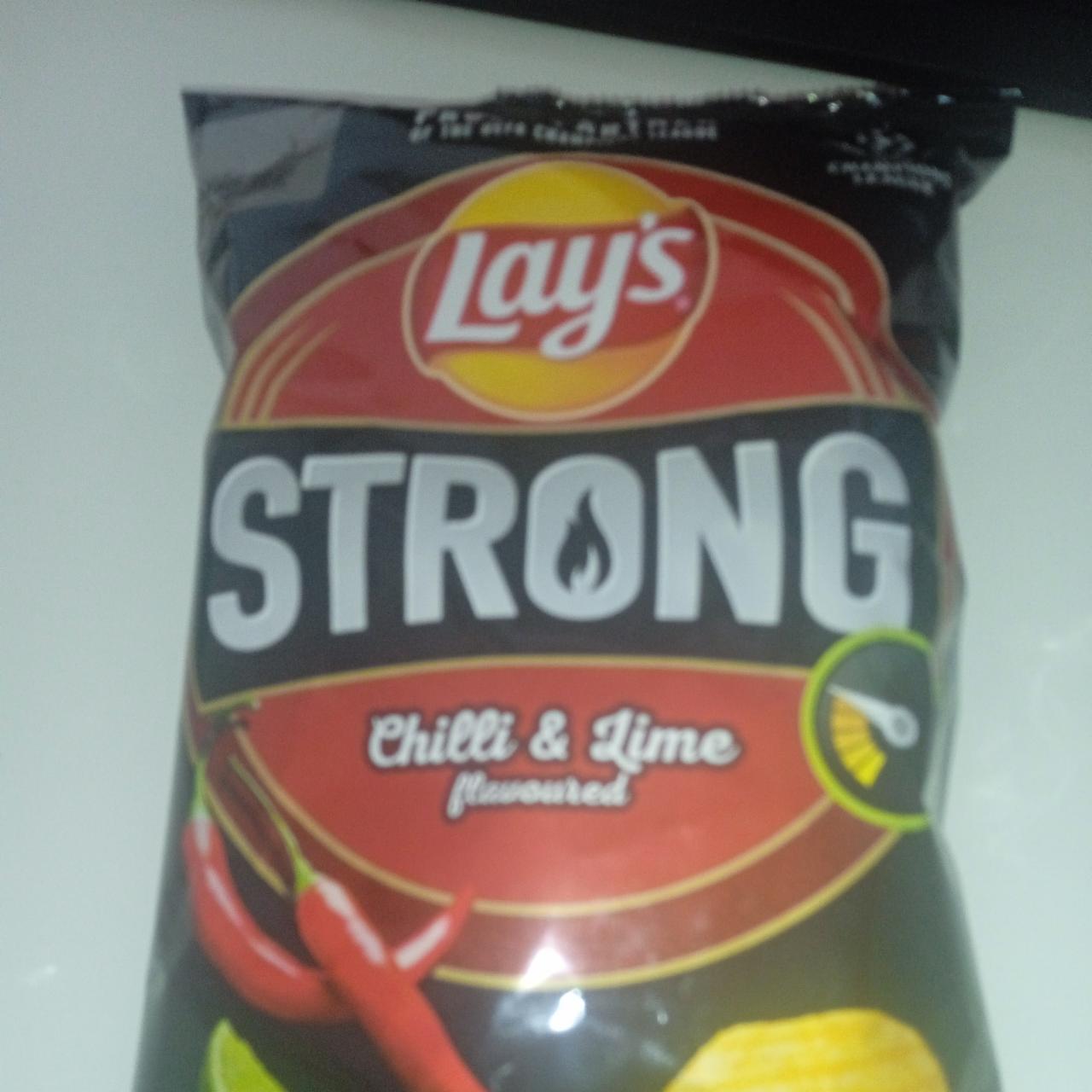 Fotografie - Strong Chilli & Lime flavoured Lay's
