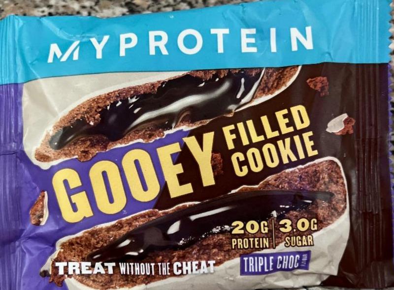 Fotografie - Gooey filled cookie Triple choc MyProtein