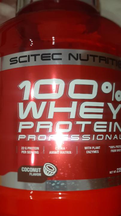 Fotografie - 100% whey protein professional coconut Scitec Nutrition