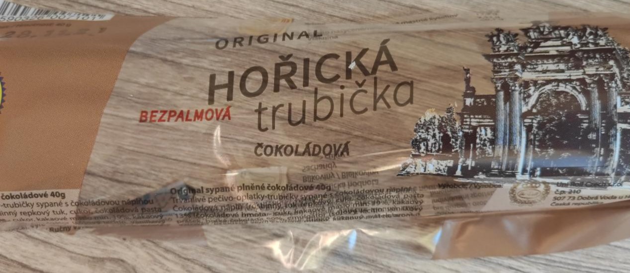 Fotografie - Originál Hořická trubička čokoládová