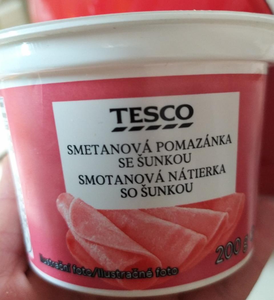 Fotografie - smotanová nátierka so šunkou Tesco