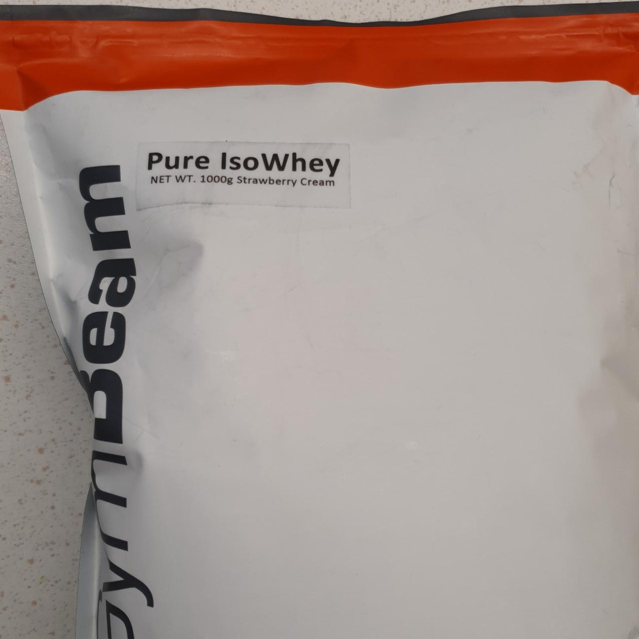 Fotografie - Pure IsoWhey Strawberry Cream GymBeam