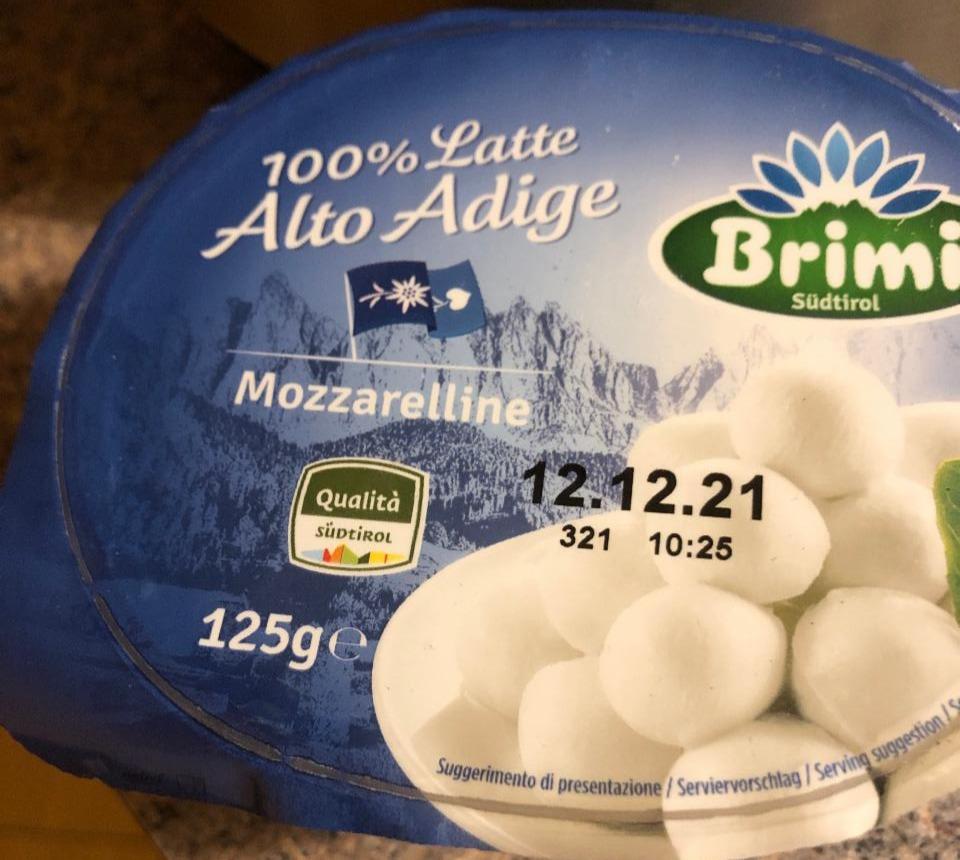 Fotografie - brimi mozzarella alto adige 100% latte