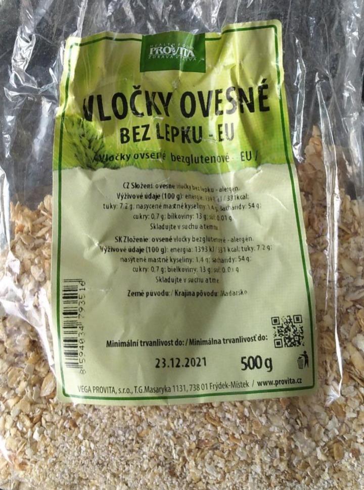 Fotografie - Vločky ovesné bez lepku Provita