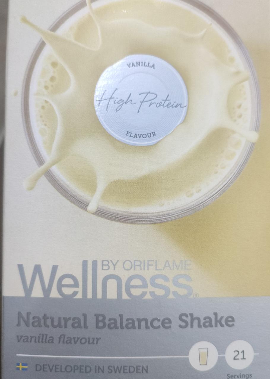 Fotografie - Natural Balance Shake vanilla flavour Wellness by Oriflame
