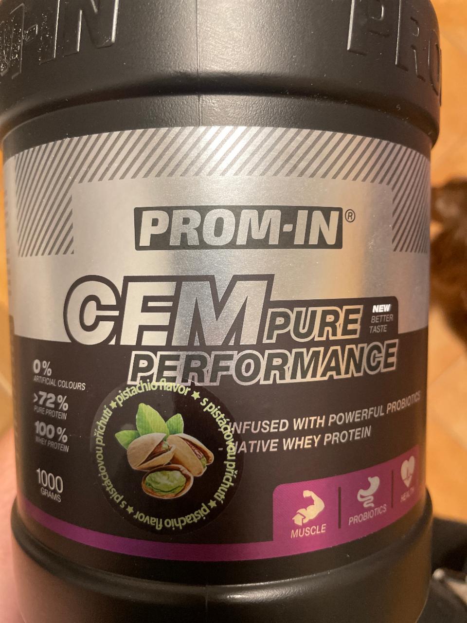 Fotografie - CFM Pure performance Pistachio Flavour Prom-in