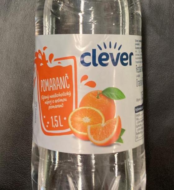 Fotografie - Pomaranč sýtený nealkoholický nápoj s arómou pomaranč Clever