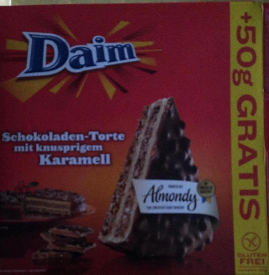 Fotografie - Schokoladen-torte mit karamell Daim
